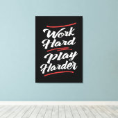 作業懸命遊の強化 キャンバスプリント (インサイチュ (ウッドフロア))