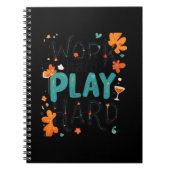 作業懸命遊ソ懸命やる気を起こさせる引用文おもしろいデシ ノートブック (正面)