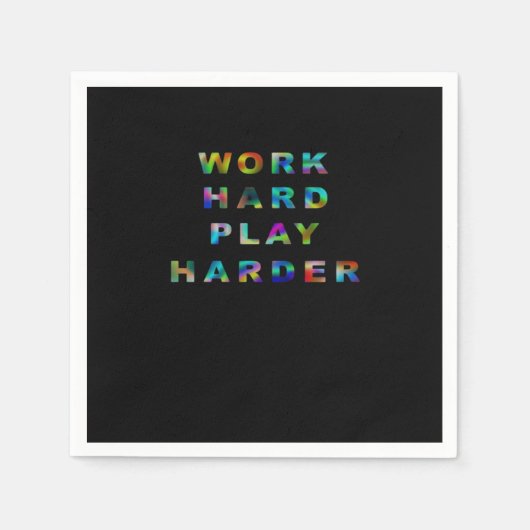 作業懸命遊ソ懸命クラシック スタンダードカクテルナプキン (正面)