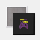 作業懸命遊ソ懸命ゲーマービデオゲーム マグネット (正面/裏面)