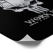 作業懸命遊ソ懸命フィットネスフリーク ポスター (角)