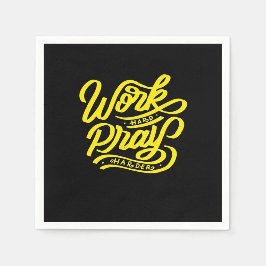 作業懸命遊ソ懸命ミーム – 労働日 スタンダードカクテルナプキン (正面)