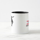 作業懸命遊ソ懸命女子スケートボーダークラシック マグカップ (中央)