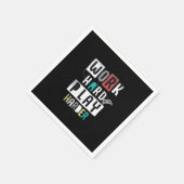 作業懸命遊ソ懸命引用文 スタンダードカクテルナプキン (角)