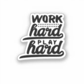 作業懸命遊ソ懸命必須 シール (正面)