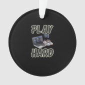 作業懸命遊ソ懸命技術やる気を起こさせるとスポーツ オーナメント (正面)