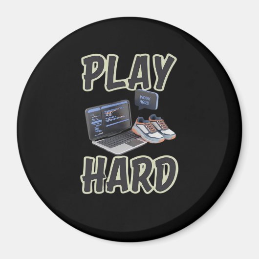 作業懸命遊ソ懸命技術やる気を起こさせるとスポーツ マグネット (正面)