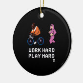 作業懸命遊ソ懸命- Cloud Nineクラシック セラミックオーナメント (左)