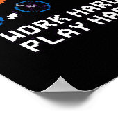 作業懸命遊ソ懸命- Cloud Nineクラシック ポスター (角)