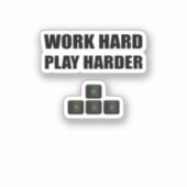 作業懸命遊ソ懸命- RGB シール (正面)