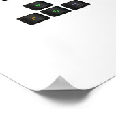 作業懸命遊ソ懸命- RGB ポスター (角)