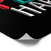 作業懸命遊ハードゲームギークおたくビデオゲーマー ポスター (角)