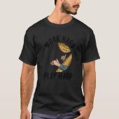 作業懸命遊ハープ・プン(Harp Player用) Tシャツ (正面)