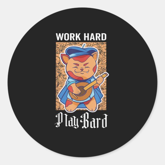 作業懸命遊バード ラウンドシール (正面)