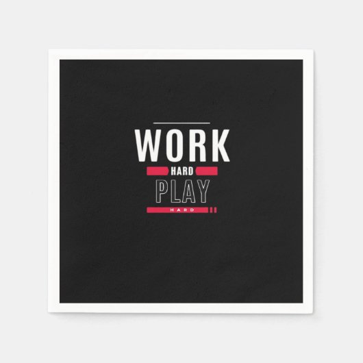 作業懸命遊懸命クラシックウイルス スタンダードカクテルナプキン (正面)