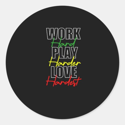 作業懸命遊懸命ラブハードプレミアム ラウンドシール (正面)