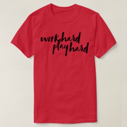 作業懸命遊懸命19 Tシャツ (デザイン正面)
