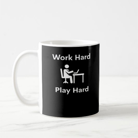 作業懸命遊懸命 コーヒーマグカップ (左)