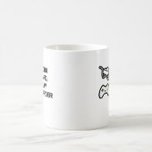 作業懸命、そ遊の懸命文のデザインクラシック コーヒーマグカップ (中央)