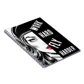 作業懸命，フライハード，パイロット,漫画 ノートブック (右側)