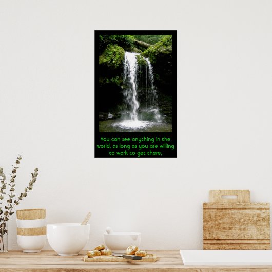 作業懸命 ポスター (キッチン)