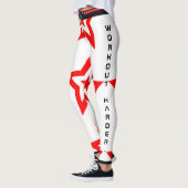 作業懸命。遊懸命もっと頑張れ。 レギンス (左)