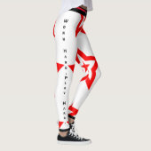 作業懸命。遊懸命もっと頑張れ。 レギンス (右)