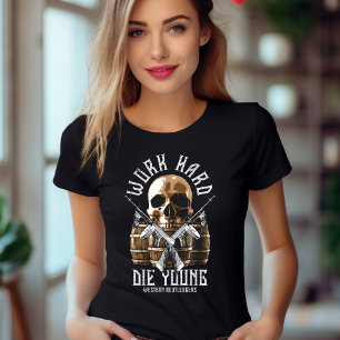 作業懸命Die若いTシャツ Tシャツ
