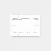 作業明細構造のための仕事の推定 ポストイット (正面)