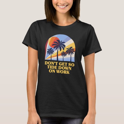 作業時に潮下がらないビーチボス海Ma Tシャツ (正面)