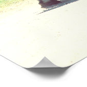 作業時のドラフトのヴィンテージ効果 ポスター (角)