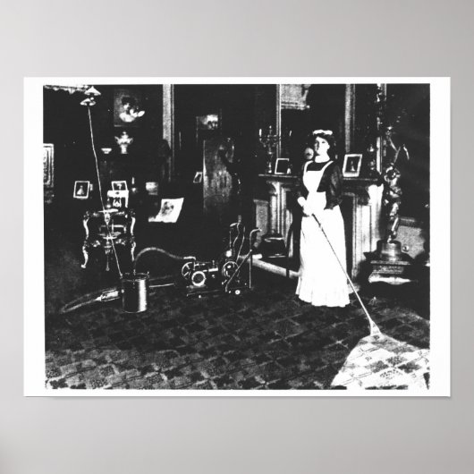 作業時の掃除機 ポスター (正面)