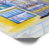 作業時もしのChe油絵 ポスター (角)