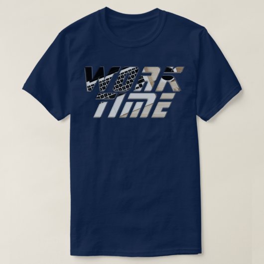 作業時間 Tシャツ (デザイン正面)