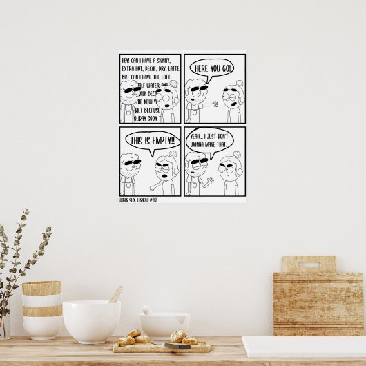 作業時間Sux 40 ポスター (キッチン)