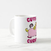 作業最低トラクタ移動トラクタ引きおもしろいトラクタPulli コーヒーマグカップ (正面左)