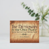 作業来前の成功 ポストカード (スタンド正面)