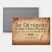 作業来前の成功 マグネット (正面/裏面)