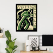 作業気に ポスター (ホームオフィス)