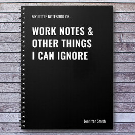 作業注記とその他の項目のおもしろい引用文 ノートブック