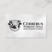 作業犬のトレーニング – GSD – マリノワ 名刺 (正面)