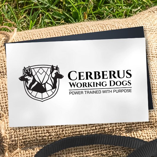 作業犬のトレーニング – GSD – マリノワ 名刺