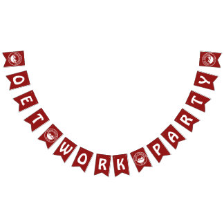 作業班の旗の旗 バンティングフラッグ