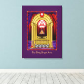 作業用ツール王室のを備えたマソニック聖アーチ キャンバスプリント (インサイチュ (ウッドフロア))