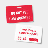 作業用医療機器 バッジ (表裏)