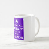 作業療法のマグのリハビリテーションのセラピスト コーヒーマグカップ (正面右)