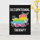 作業療法のユニコーンOTのセラピスト カード (黄色い花)