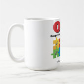 作業療法の助手のマグ コーヒーマグカップ (左)