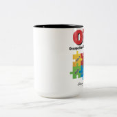 作業療法の助手のマグ ツートーンマグカップ (中央)