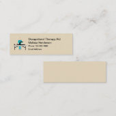 作業療法の補佐官 スキニー名刺 (正面/裏面)